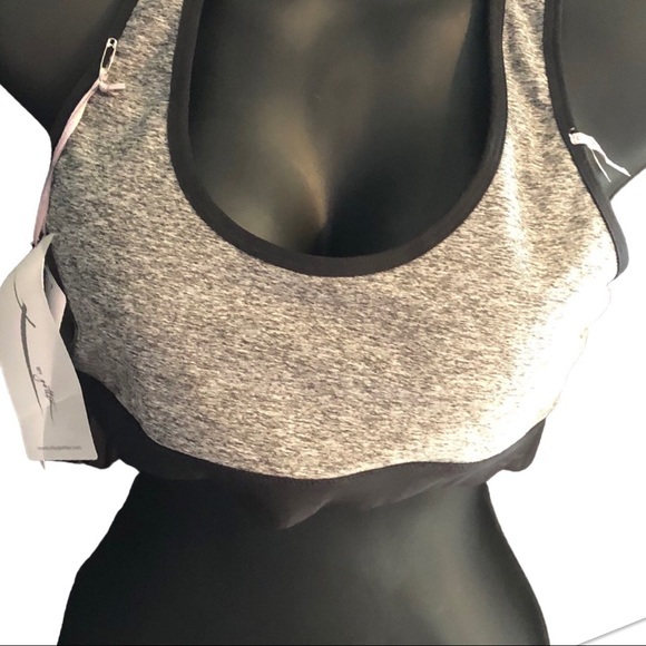 Zella Sports Bra black and grey New - Picture 4 of 7
